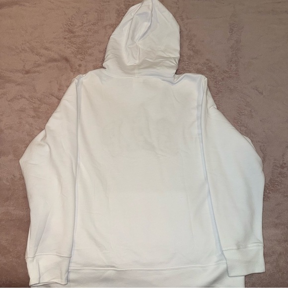 GAP Classic White Cotton Blend Hoodie - Picture 2 of 3